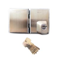 Gevy 118.057 κλειδαριά κρυστάλλων με κύλινδρο ασφαλείας και απλο προστατευτικό