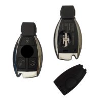 Κέλυφος τηλεκοντρόλ mercedes benz smart key με 3 κουμπια nickel