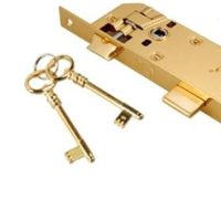Domus 81245 κλειδαρια μεσοπορτας οικονομική σειρα 45mm