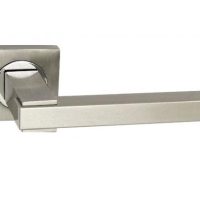 Best Νο521 πομολο με ροζετα zamak nickel ματ