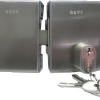 Gevy 118.057.019 κλειδαριά κρυστάλλων με απλό κύλινδρο και απλό προστατευτικό