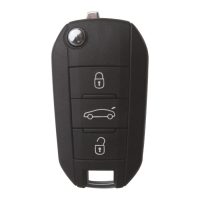 Αναδιπλωμένο τηλεκοντρόλ peugeot με 3 κουμπιά 433mhz 508
