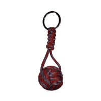 Μπρελοκ monkey fist κοκκινο γκρι