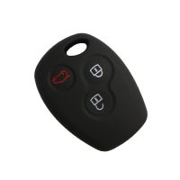 Θηκη σιλικονης renault dacia με 3 κουμπια σε μαυρη