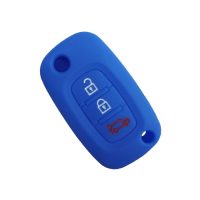 Θηκη σιλικονης renault smart με 3 κουμπια μπλε