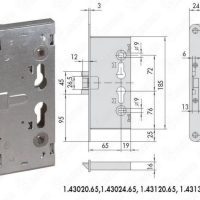 Cisa 43020 κλειδαριά πυρασφάλειας