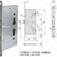 Cisa 43110 κλειδαριά πυρασφάλειας