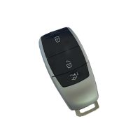 Κελυφος τυπου mercedes για smart key με 3 κουμπια και λαμα hu64 για τα νεα μοντελα σε μαυρο