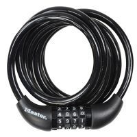 Συρματοσχοινο ποδηλατου master lock 8221 με συνδιασμο