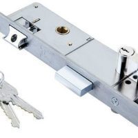 Domus 91140 κλειδαρια γλωσσου 40mm χωνευτή με ρυθμιζόμενη γλωσσα