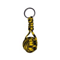Μπρελοκ monkey fist black yellow