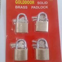 Goldoor λουκετα set με το ιδιο κλειδι 4 λουκετα 40mm