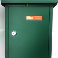 Viometal toulon ltd 95 γραμματοκιβωτιο εξωτερικού χώρου σε πράσινο χρώμα