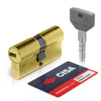 Cisa asix p8 κυλινδρος ασφαλειας διπλης ενεργειας 30-50 brass