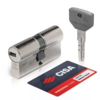Cisa asix p8 κυλινδρος ασφαλειας διπλης ενεργειας 30-30 nickel