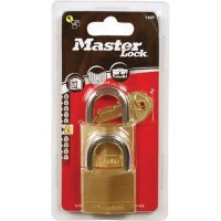 Masterlock σετ λουκετα με το ιδιο κλειδι μπρουτζινα 30mm